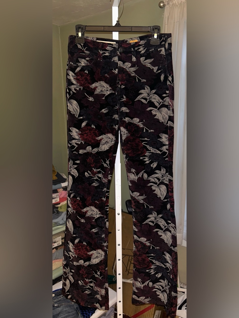 Anthropologie The Stet “ Mid-rise Flare Soft corduroy Pants